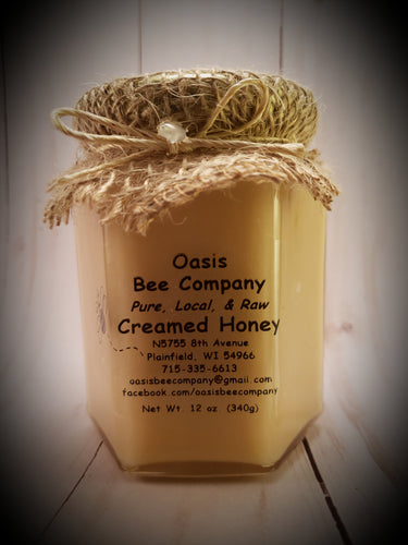 Plain Raw Wildflower Creamed Honey